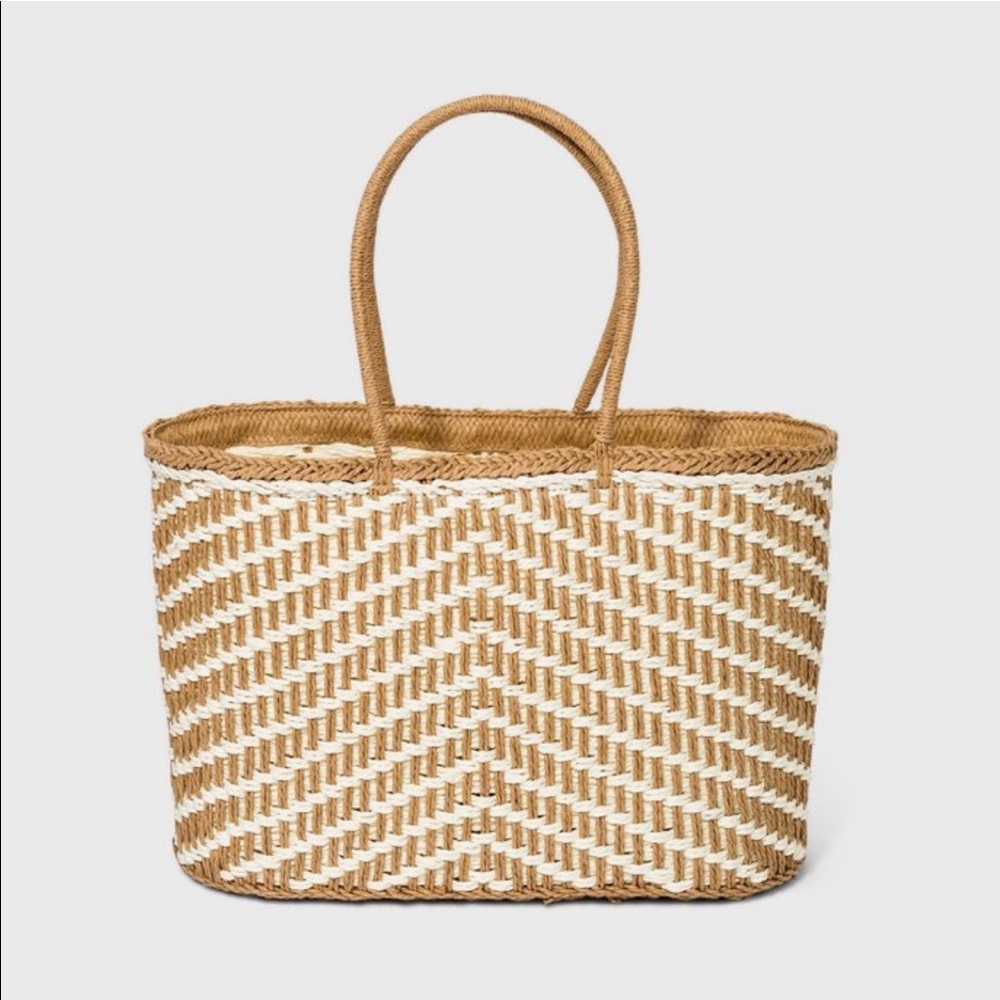 NWT** A New Day Straw Tote Bag